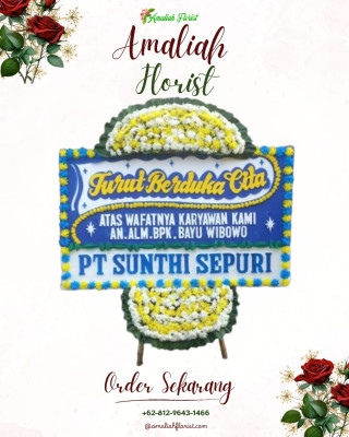 Papan Bunga Duka di Kendawangan